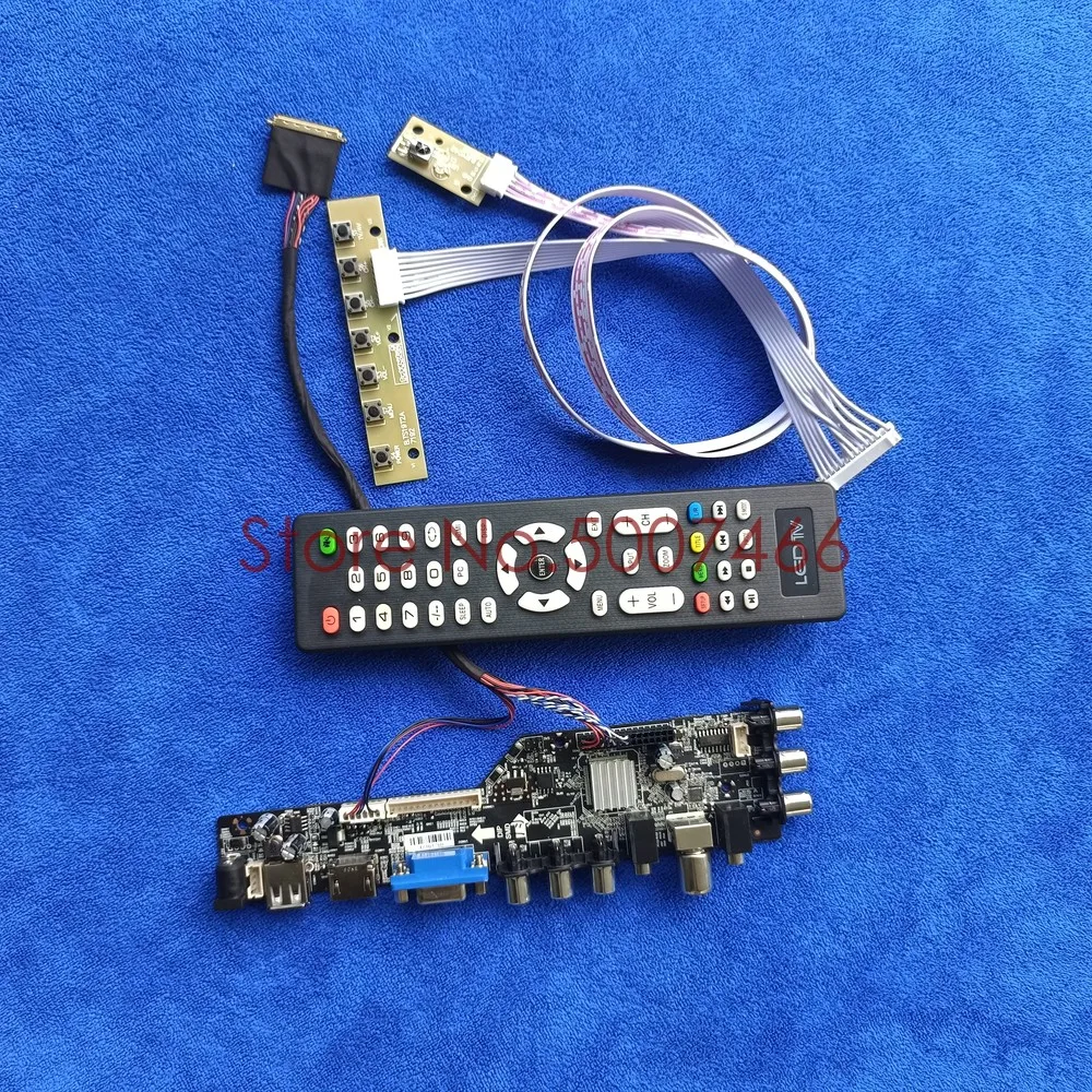 For LP156WD1-TLD3/TLD5/TLA1/TLD1/TLD2 40-Pin VGA USB AV TV 3663 1600*900 LVDS display DVB digital LCD Controller board Kit
For LP156WD1-TLD3/TLD5/TLA1/TLD1/TLD2 40-Pin VGA USB AV TV 3663 1600*900 LVDS display DVB digital LCD Controller board Kit