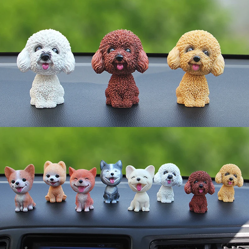Car panel decoration waving puppy toys rocking dog head ornaments bobblehead toy bobblehead dolls Car room interior accessories
Car panel decoration waving puppy toys rocking dog head ornaments bobblehead toy bobblehead dolls Car room interior accessories