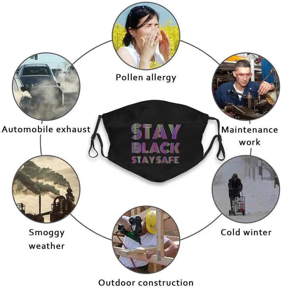 Black Lives Matter : Stay Black Stay Safe Reusable Face Mask, Adjustable Washable Replaceable Fashion Fase Masks Black Lives
Black Lives Matter : Stay Black Stay Safe Reusable Face Mask, Adjustable Washable Replaceable Fashion Fase Masks Black Lives