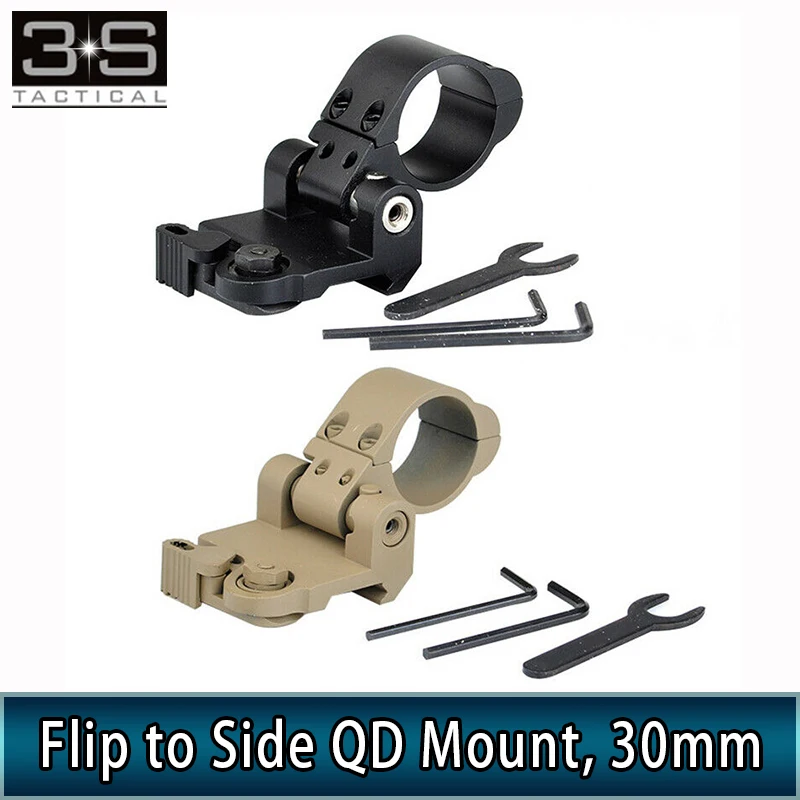 Tactical Airsoft Hunting Magnifier Scope Rail Mount 30mm Ring Mount Flip to Side QD Mount
Tactical Airsoft Hunting Magnifier Scope Rail Mount 30mm Ring Mount Flip to Side QD Mount