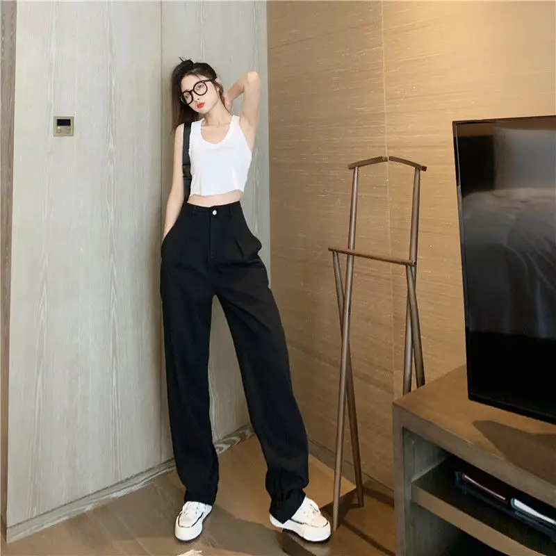 White Woman Jeans High Waist Wide Leg Denim Clothing Leisure Black Streetwear Vintage Harajuku All-match Full-length Pants
White Woman Jeans High Waist Wide Leg Denim Clothing Leisure Black Streetwear Vintage Harajuku All-match Full-length Pants