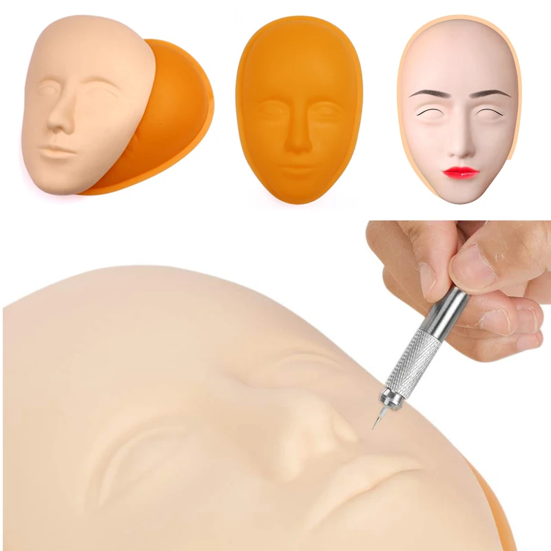 Facial Tattoo Training Head Microblading Eyebrow Lip Eyeliner Tattooing Silicone Practice Permanent Skin Mannequin Support Base
Facial Tattoo Training Head Microblading Eyebrow Lip Eyeliner Tattooing Silicone Practice Permanent Skin Mannequin Support Base
