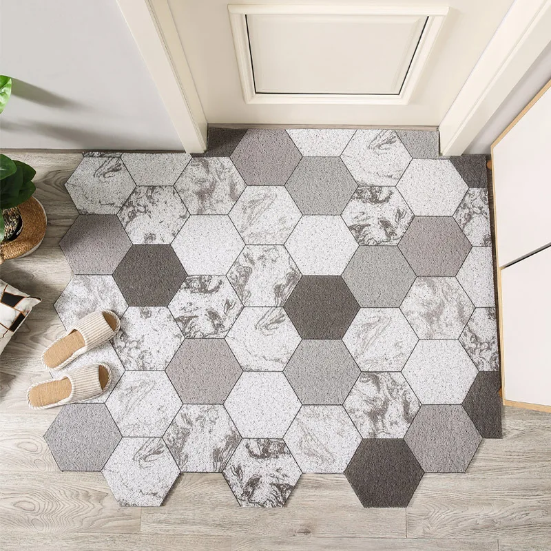 Nordic Cut Printed Doormat Carpet Home PVC Silk Loop Floor Entrance Mats Carpet Living Room Bedroom Bathroom Non-Slip Door Mats 
Nordic Cut Printed Doormat Carpet Home PVC Silk Loop Floor Entrance Mats Carpet Living Room Bedroom Bathroom Non-Slip Door Mats