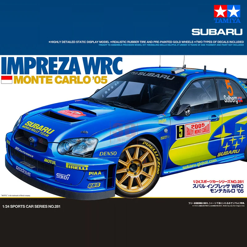 Tiangong 1 / 24 Impreza WRC 2005 Monte Carlo 24281 Hand Assembled Car Model Exhibition Collection Toy Plastic Assembly Mold
Tiangong 1 / 24 Impreza WRC 2005 Monte Carlo 24281 Hand Assembled Car Model Exhibition Collection Toy Plastic Assembly Mold