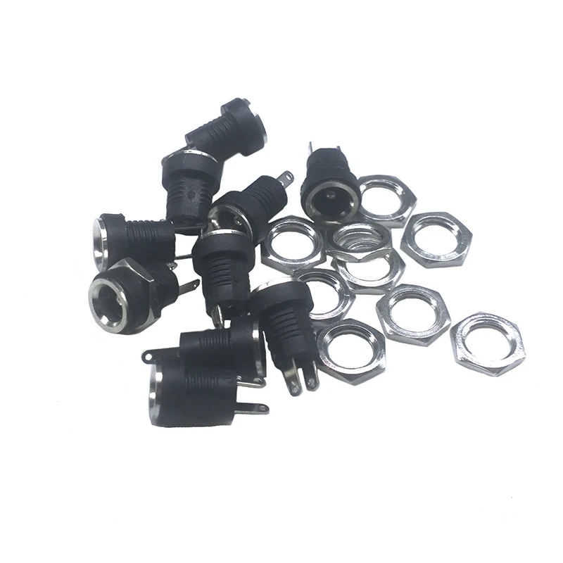 5-10 pcs DC-022B 5.5 * 2.1mm / 5.5x2.5mm 2-pin power female connector DC jack socket female plug adapter terminal block 
5-10 pcs DC-022B 5.5 * 2.1mm / 5.5x2.5mm 2-pin power female connector DC jack socket female plug adapter terminal block