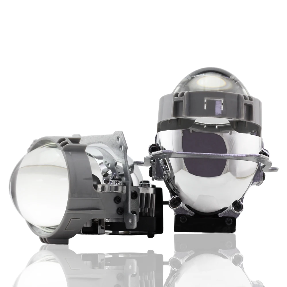 

BEDEHON 1 набор из двух видов светодиодный проектор линзы H1 лампы 9005 9006 H4 H7 светодиодный лампы для фар автомобиля-Стайлинг дооснащения Hi/короче ...