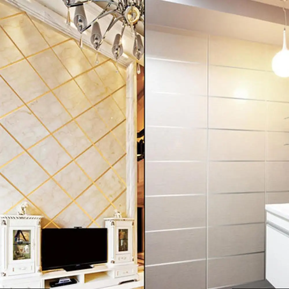 50M Gold Self Adhesive Tile Sticker waterproof wall gap sealing tape Strip Floor tile beauty seam sticker Home decoration Decals
50M Gold Self Adhesive Tile Sticker waterproof wall gap sealing tape Strip Floor tile beauty seam sticker Home decoration Decals