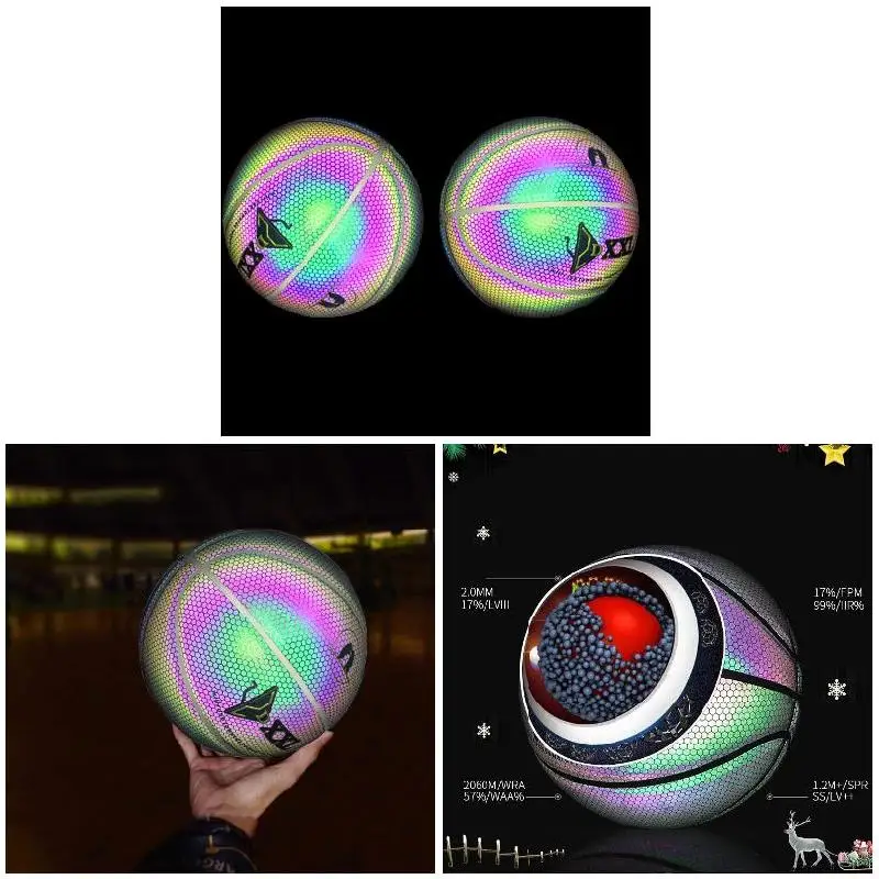Luminous Basketball Night Game Street PU Glowing Rainbow Light Children Training Tool ZJ55
Luminous Basketball Night Game Street PU Glowing Rainbow Light Children Training Tool ZJ55