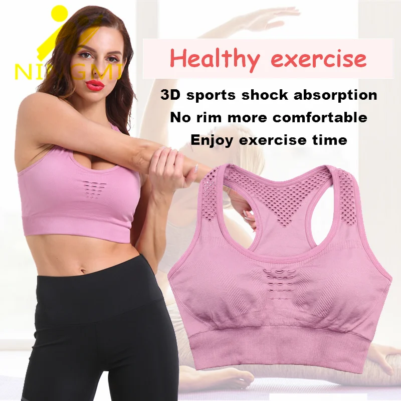 NINGMI Sports Bra Fitness Women Sportswear Feminine Yoga Tops Bras for Gym Fitness Female Underwear Run Push Up Workout Lingerie
NINGMI Sports Bra Fitness Women Sportswear Feminine Yoga Tops Bras for Gym Fitness Female Underwear Run Push Up Workout Lingerie