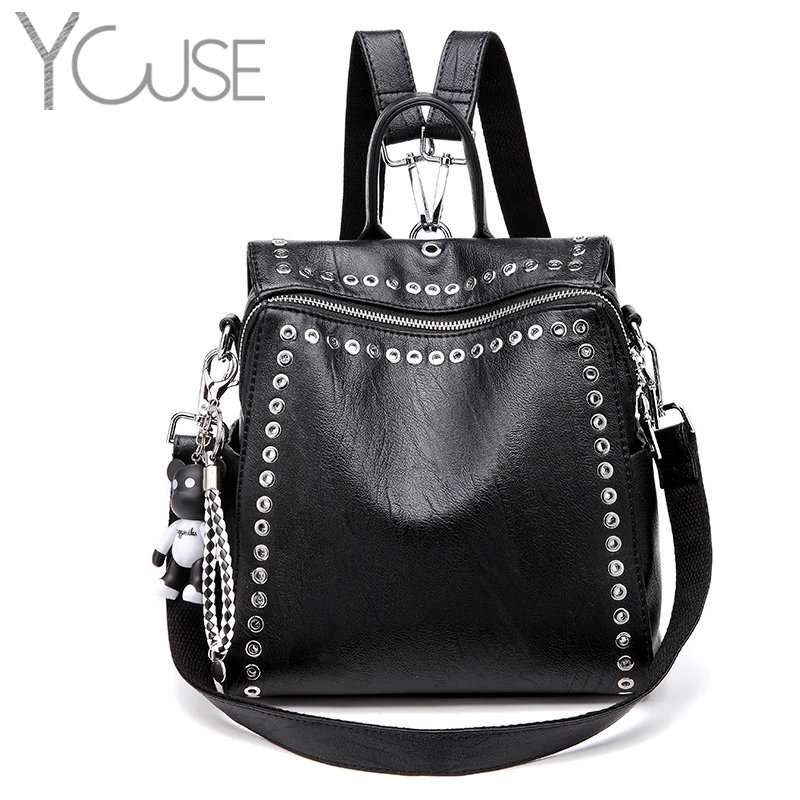 2021 New Women Genuine Leather Backpack Rivet Multifunctional Backpack Female Travel Bag Teenage Girls Fashion Schoolbag Mochila
2021 New Women Genuine Leather Backpack Rivet Multifunctional Backpack Female Travel Bag Teenage Girls Fashion Schoolbag Mochila
