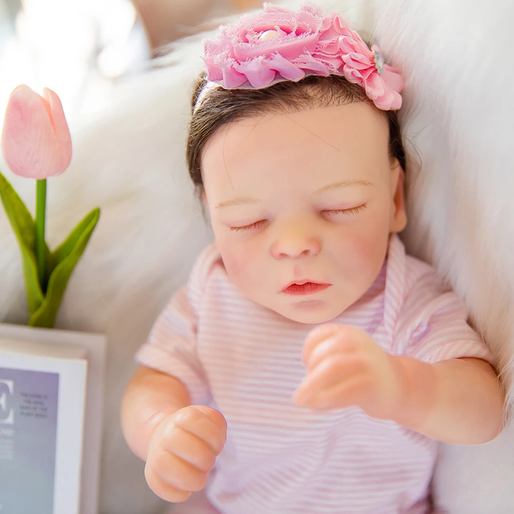 17.5 Inch Lifelike Rebirth Babe Newborn Reborn Baby Doll Sleeping Darren Cloth Body Sleeping Babe Doll Ordinary Version
17.5 Inch Lifelike Rebirth Babe Newborn Reborn Baby Doll Sleeping Darren Cloth Body Sleeping Babe Doll Ordinary Version