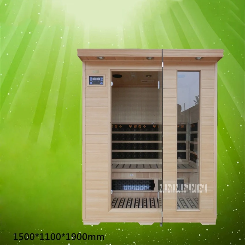 Household 3-person Solid Wood Steaming Room Home Far Infrared Dry Sauna Room High-quality Dry Steam Sauna Room 110V/220V 2200W
Household 3-person Solid Wood Steaming Room Home Far Infrared Dry Sauna Room High-quality Dry Steam Sauna Room 110V/220V 2200W