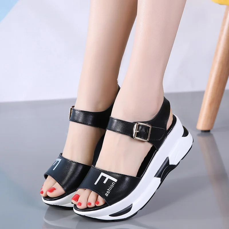 Woman Platform Shoes Summer Slippers Height Increasing Fashion Casual Wedges Shoes Woman High Quality Promotion Ladies Shoes
Woman Platform Shoes Summer Slippers Height Increasing Fashion Casual Wedges Shoes Woman High Quality Promotion Ladies Shoes