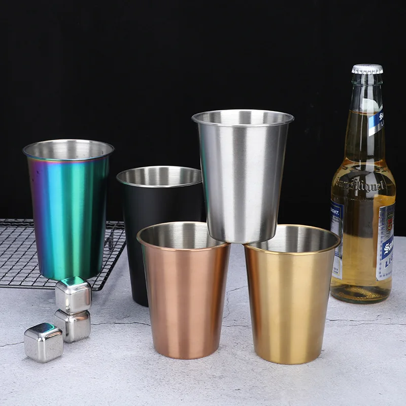 1 PC Multi-Size Stainless Steel Single Layer Mug for Tea Coffee Beer Cups Portable Office Milk Cup Household Kitchen Utensils
1 PC Multi-Size Stainless Steel Single Layer Mug for Tea Coffee Beer Cups Portable Office Milk Cup Household Kitchen Utensils