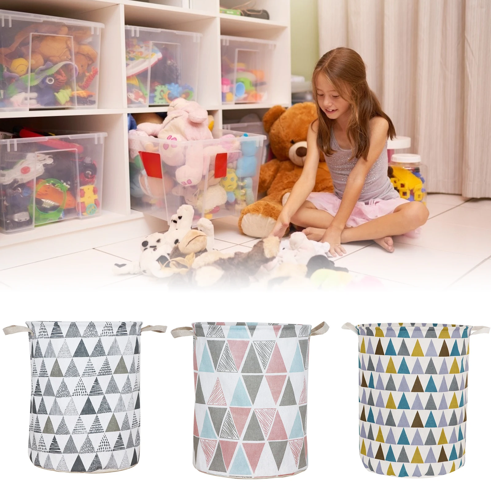 Foldable Laundry Basket Large Dirty Clothes Laundry Basket Bag Hamper Sorter Oxford Cloth Sundries Toy Organizer Bag Handle
Foldable Laundry Basket Large Dirty Clothes Laundry Basket Bag Hamper Sorter Oxford Cloth Sundries Toy Organizer Bag Handle
