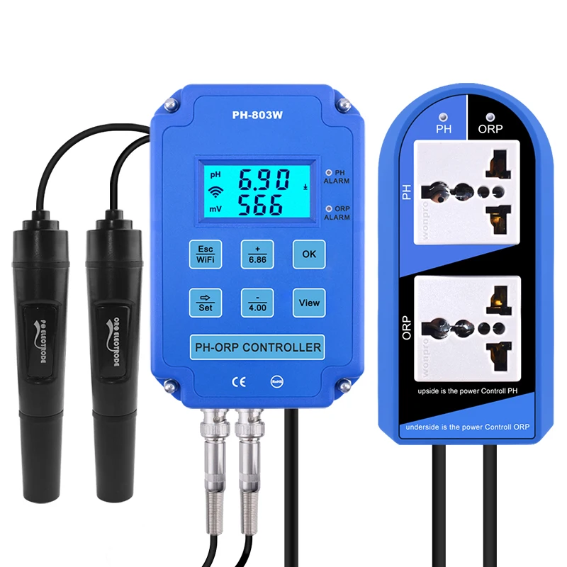 Digital 2&1 PH ORP Redox Controller w/ Output Power Relay Monitor for Aquarium Hydroponics Plant Pool Spa BNC Replaceable probe
Digital 2&1 PH ORP Redox Controller w/ Output Power Relay Monitor for Aquarium Hydroponics Plant Pool Spa BNC Replaceable probe
