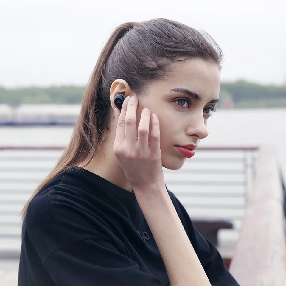 JBL-TWS C230 Headphones Wireless Bluetooth 5.0 Stereo with Bass Sound Sports Microphone | Электроника