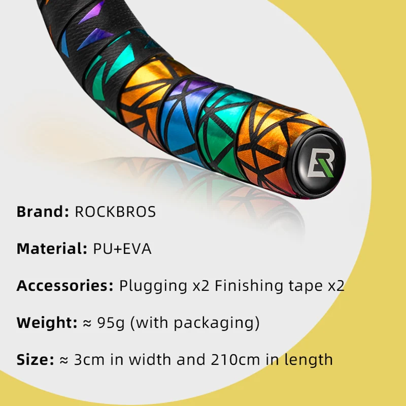 ROCKBROS Bike Handlebar Tape Road Bicycle Bar Tap Shockproof Anti-slip Cycling Tape Equipment Bike Accessories
ROCKBROS Bike Handlebar Tape Road Bicycle Bar Tap Shockproof Anti-slip Cycling Tape Equipment Bike Accessories