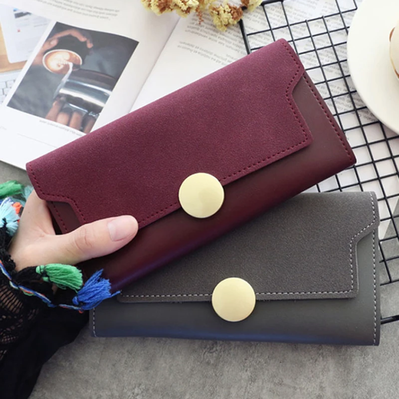 Women Long Wallet Purses Hasp Fashion Coin Purse Card Holder Wallets Female High Quality Clutch Money Bag PU Leather Wallet
Women Long Wallet Purses Hasp Fashion Coin Purse Card Holder Wallets Female High Quality Clutch Money Bag PU Leather Wallet