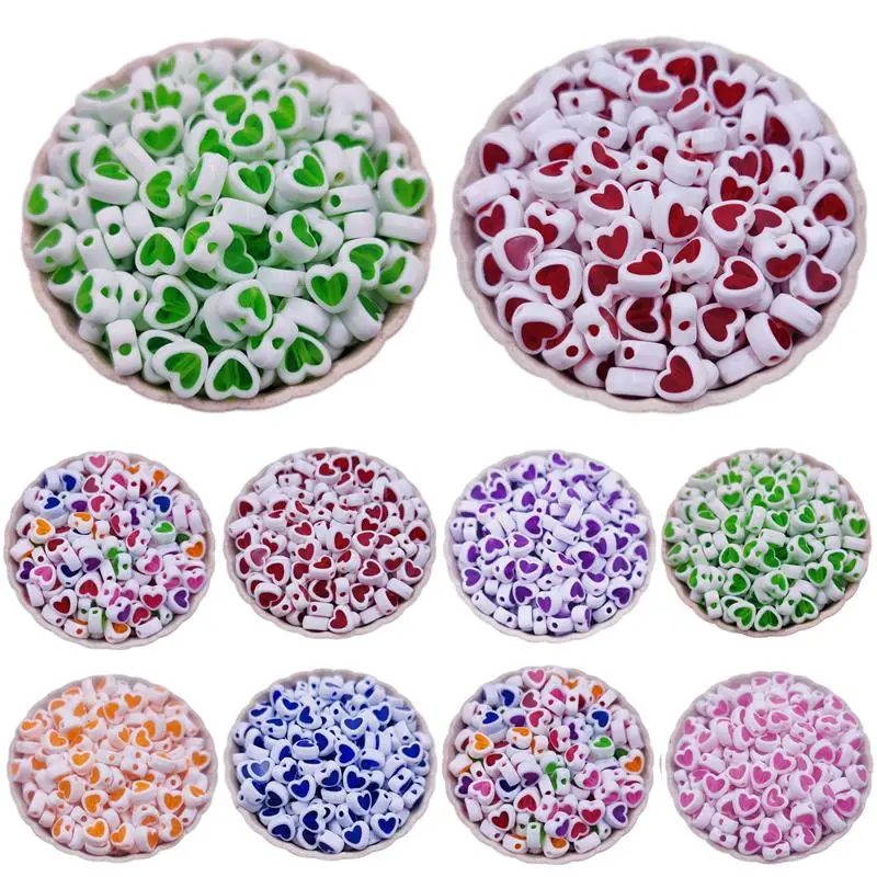 50PC8mm Transparent Love Heart-Shaped Spacer Bead DIY Jewelry Making Necklace Bracelet Pendant Earrings Exquisite Gift Wholesale
50PC8mm Transparent Love Heart-Shaped Spacer Bead DIY Jewelry Making Necklace Bracelet Pendant Earrings Exquisite Gift Wholesale