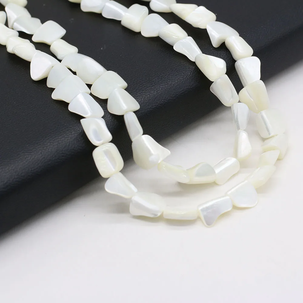 

Natural Freshwater White Shell Broken Beads Handmade Crafts DIY Party Necklace Bracelet Anklet Jewelry Accessories Gift Making