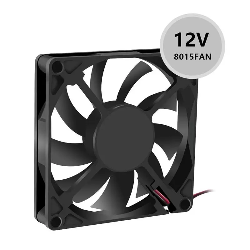 80x80x15mm Fan 12V 2Pin DC 8015 Brushless Cooling Case Fan for Cooling PC Computer Case CPU Radiator Cooler Fan
80x80x15mm Fan 12V 2Pin DC 8015 Brushless Cooling Case Fan for Cooling PC Computer Case CPU Radiator Cooler Fan