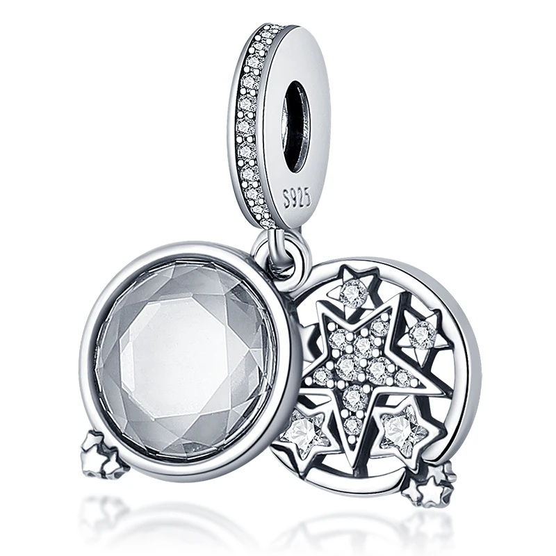 

Бусина-Шарм «пятиконечная звезда» из серебра 925 пробы для браслета