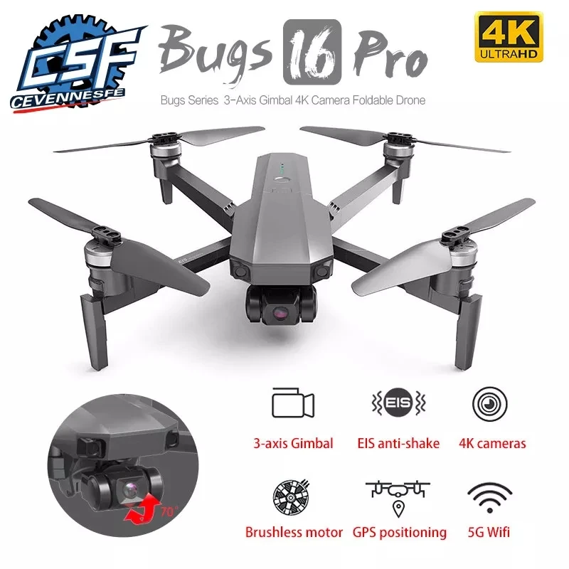 Дрон B16 Pro с бесщеточным Мотором 4k, профессиональный Квадрокоптер с тремя осями и гиростабилизацией EIS, антивибрационный, VS SG906 Pro 2 Max, игрушка ...
Дрон B16 Pro с бесщеточным Мотором 4k, профессиональный Квадрокоптер с тремя осями и гиростабилизацией EIS, антивибрационный, VS SG906 Pro 2 Max, игрушка ...