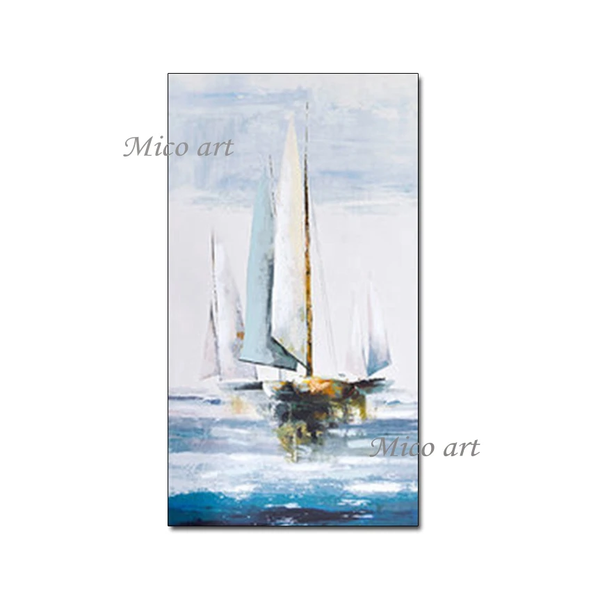 Simple Abstract Sailing Boat Pictures 100% Hand Painted Seascape Oil Painting Canvas Wall Picture Art Home Wall Decor Artwork
Simple Abstract Sailing Boat Pictures 100% Hand Painted Seascape Oil Painting Canvas Wall Picture Art Home Wall Decor Artwork