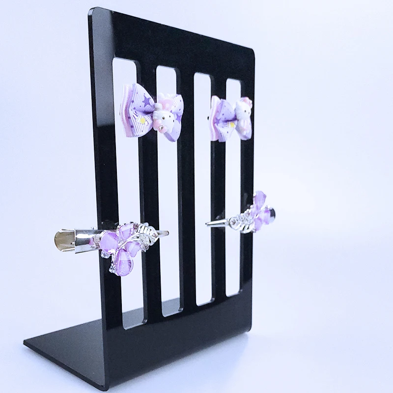 Acrylic hair clips display stand accessories organizer haar pin jewellery holder hairpins showcase exhibidor de joyeria | Украшения и