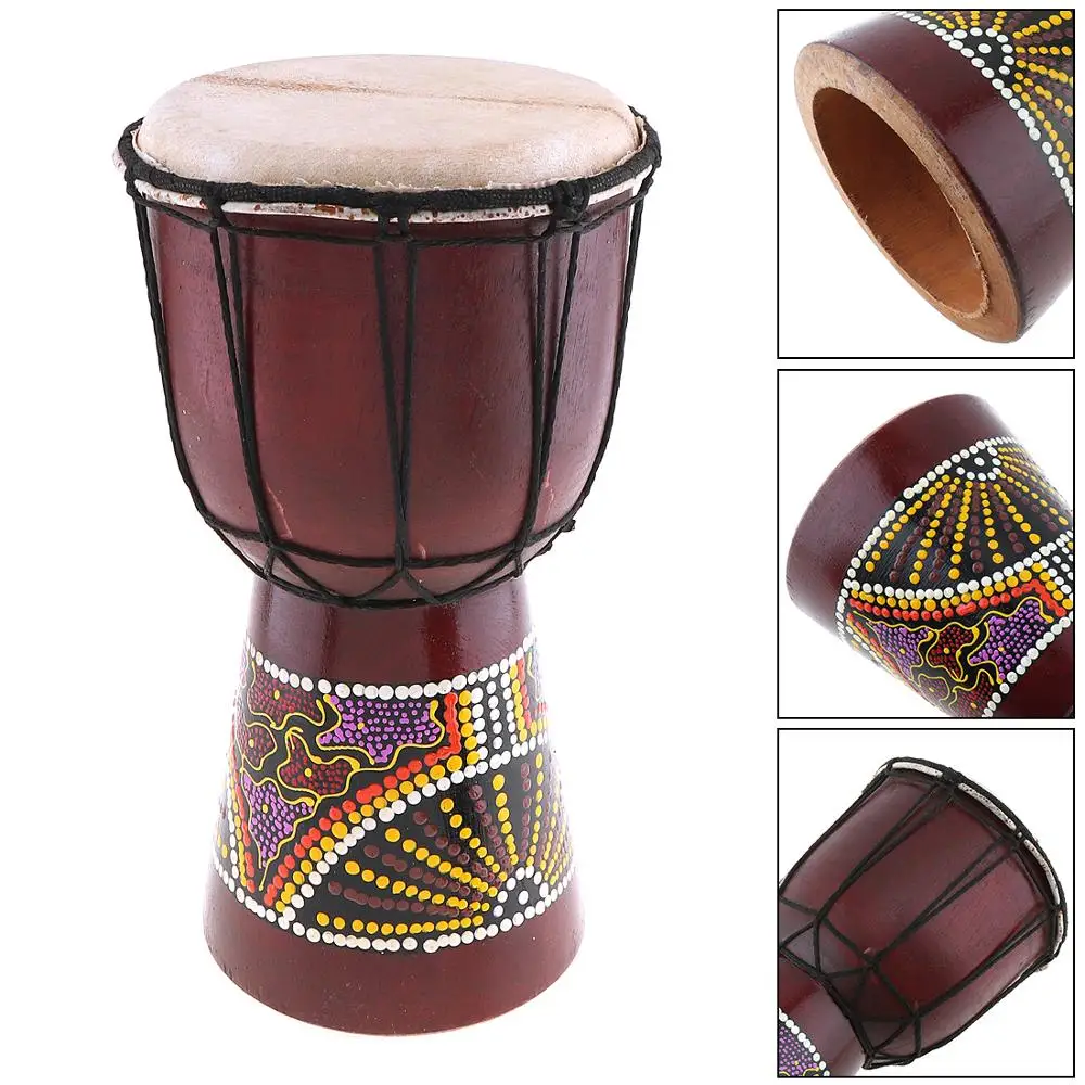 4 Inch Professional Traditional African Djembe Drum Wood Goat Skin Good Sound African Musical Instrument
4 Inch Professional Traditional African Djembe Drum Wood Goat Skin Good Sound African Musical Instrument