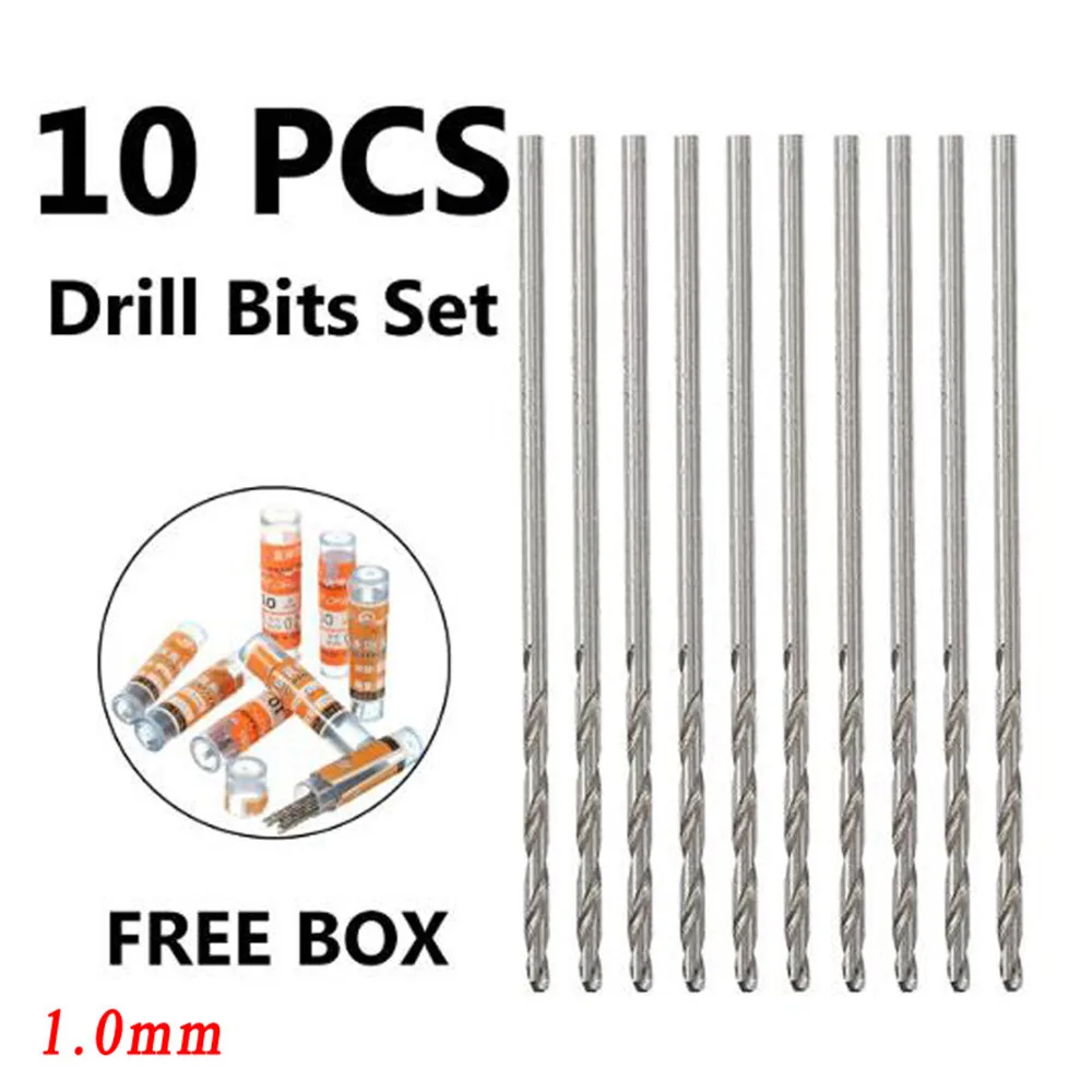 10pcs 1.0mm Twist Drill Bit High Speed Steel Drill Bit For Steel Aluminumm Plastic Wood Drilling Electric Drill Bit Power Tool
10pcs 1.0mm Twist Drill Bit High Speed Steel Drill Bit For Steel Aluminumm Plastic Wood Drilling Electric Drill Bit Power Tool