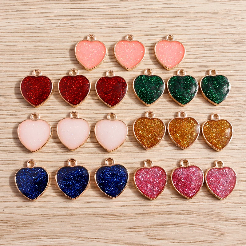 10pcs 14*16mm 7 Colors Enamel Love Heart Charms for Jewelry Making Cute Drop Earrings Pendant Necklaces DIY Keychains Craft Gift
10pcs 14*16mm 7 Colors Enamel Love Heart Charms for Jewelry Making Cute Drop Earrings Pendant Necklaces DIY Keychains Craft Gift