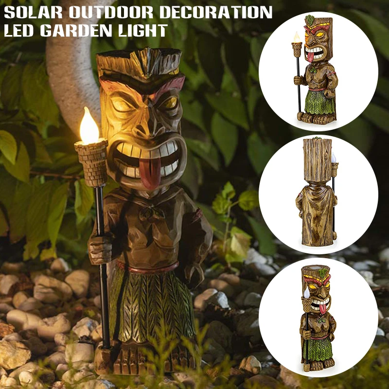 Tiki Guard Solar Powered Outdoor Decor LED Garden Light Decoration Crafts Gardening Sculpture Lawn Lamp for Courtyard Hot
Tiki Guard Solar Powered Outdoor Decor LED Garden Light Decoration Crafts Gardening Sculpture Lawn Lamp for Courtyard Hot