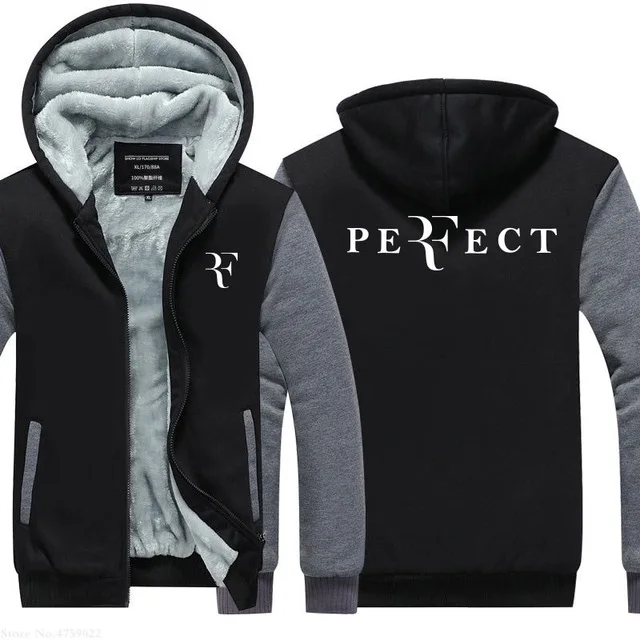 Winter Jacket men Thicken Zipper Hooded RF Roger Federer Sweatshirt Outwear Warm Coat male casual Clothing A
Winter Jacket men Thicken Zipper Hooded RF Roger Federer Sweatshirt Outwear Warm Coat male casual Clothing A