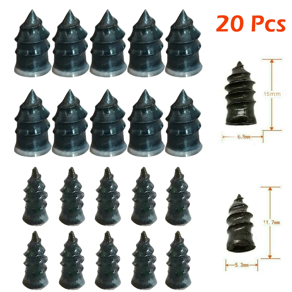 20 Pcs Spikes for Car Tires Car Tool Kit Vacuum Tyre Repair Nail Kit Rubber Tubeless Tire Tool Set Self-Tire Motorcycle Scooter
20 Pcs Spikes for Car Tires Car Tool Kit Vacuum Tyre Repair Nail Kit Rubber Tubeless Tire Tool Set Self-Tire Motorcycle Scooter