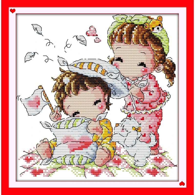 Everlasting Love Preparing For Bedtime Chinese Cross Stitch Kits Ecological Cotton Stampted 14CT DIY Gift Christmas Decorations
Everlasting Love Preparing For Bedtime Chinese Cross Stitch Kits Ecological Cotton Stampted 14CT DIY Gift Christmas Decorations