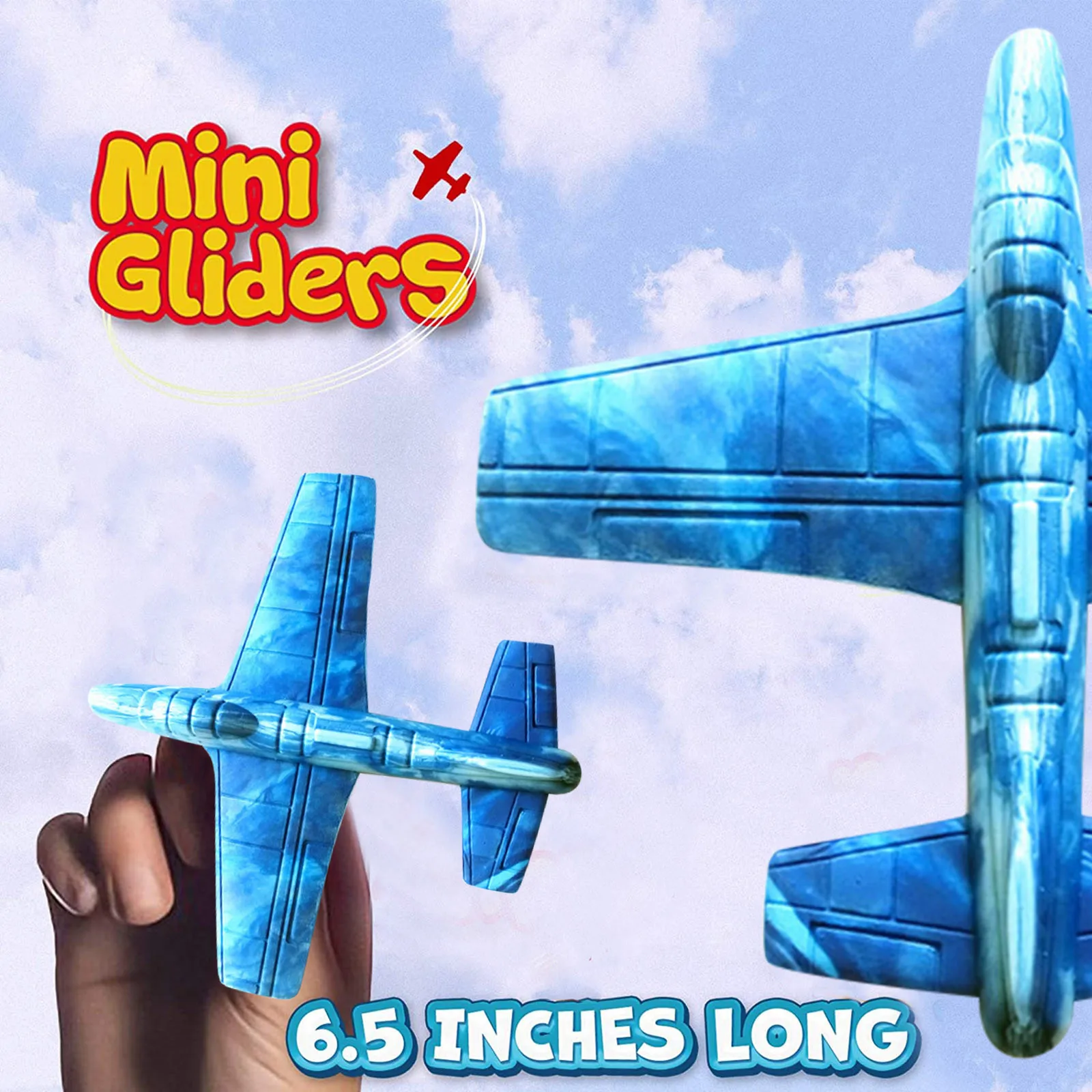 Пенопластовый самолет планер для бросания маневренный игрушки родителей и детей