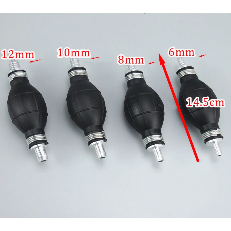 6mm/8mm/10mm/12mm Car Boat Marine Outboard Hand Fuel Pump Line Rubber Aluminum Hand Primer Bulb Diesel Oil Transfer Petrol
6mm/8mm/10mm/12mm Car Boat Marine Outboard Hand Fuel Pump Line Rubber Aluminum Hand Primer Bulb Diesel Oil Transfer Petrol
