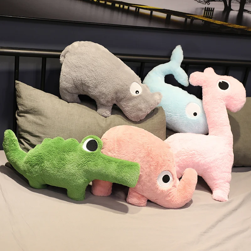 Nice Elephant Whale Crocodile Deer Rhinoceros Soft Stuffed Toys Cute Warmly Hand Plush Toy Cartoon Pillow Cushion For Kids Gift
Nice Elephant Whale Crocodile Deer Rhinoceros Soft Stuffed Toys Cute Warmly Hand Plush Toy Cartoon Pillow Cushion For Kids Gift