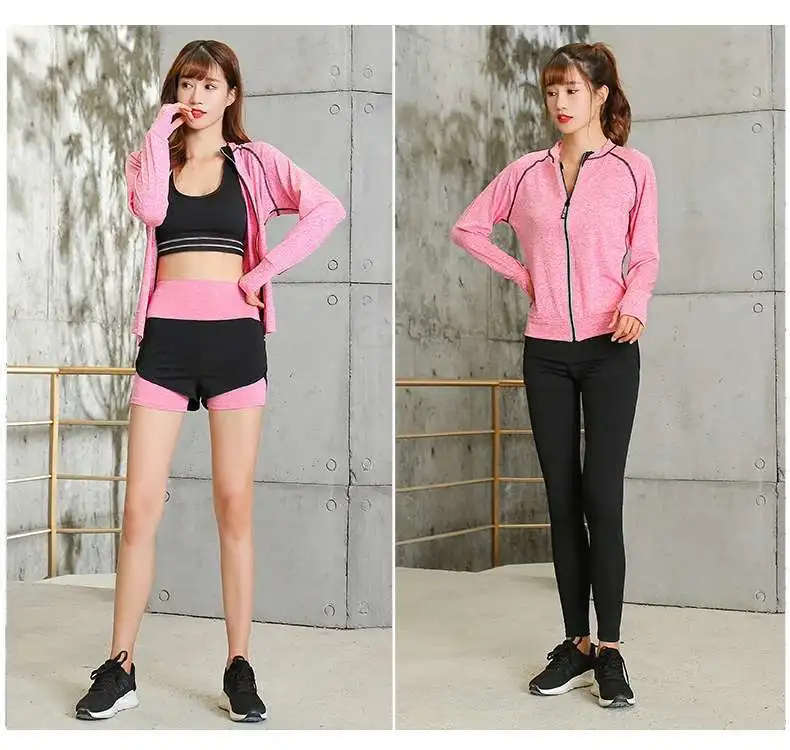 Women Yoga Clothes Female Outdoor Leisure Yoga Clothes 5 Piece Set Fitness Clothes Push Up Sportswear Workout Seamless Yoga Set
Women Yoga Clothes Female Outdoor Leisure Yoga Clothes 5 Piece Set Fitness Clothes Push Up Sportswear Workout Seamless Yoga Set
