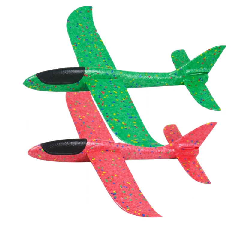 

Foam Plane Outdoor Launch Kids Hand Throwing Airplane Toy Launch Glider Inertia Planes Model Toys for Children Boys Gift 35/48Cm