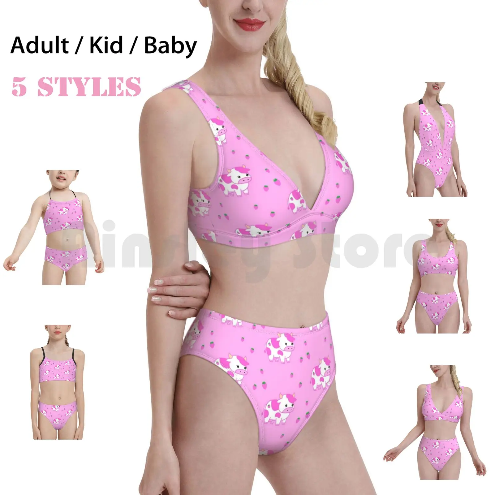 Look At You , Strawberry Cow Swimsuit Bikini Padded High Waist Strawberry Cow Cute Cottagecore Adorable Girly Pink Pet
Look At You , Strawberry Cow Swimsuit Bikini Padded High Waist Strawberry Cow Cute Cottagecore Adorable Girly Pink Pet