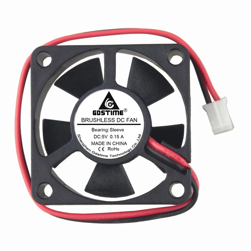 2 шт. Gdstime DC 5 в 35 мм 35x35x10 3510 Вентилятор охлаждения 2PIN PC компьютер охлаждающий кулер