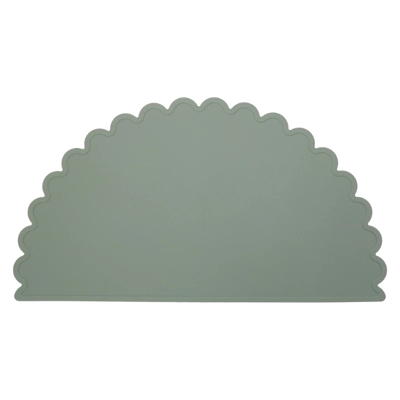 2021 New Baby Silicone Placemat Half Round Wave Reusable Kids Dining Non-Slip Table Mat
2021 New Baby Silicone Placemat Half Round Wave Reusable Kids Dining Non-Slip Table Mat