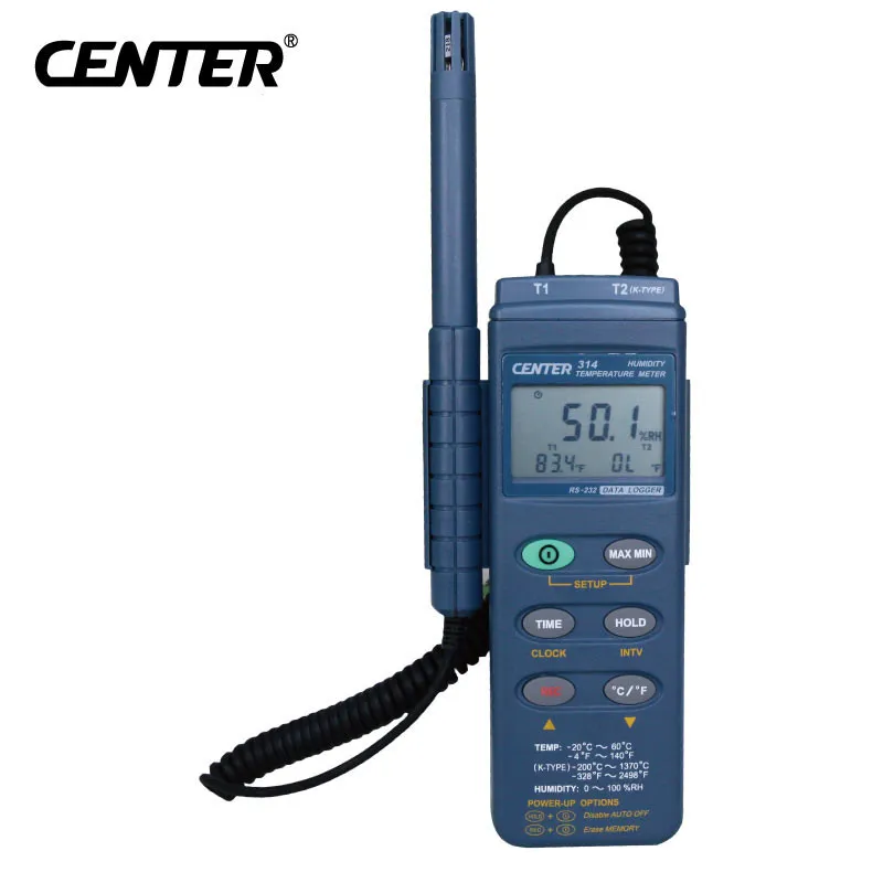 CENTER-310 Portable Humidity Temperature Tester Temperature Range:-20~60C Temperature hygrometer
CENTER-310 Portable Humidity Temperature Tester Temperature Range:-20~60C Temperature hygrometer