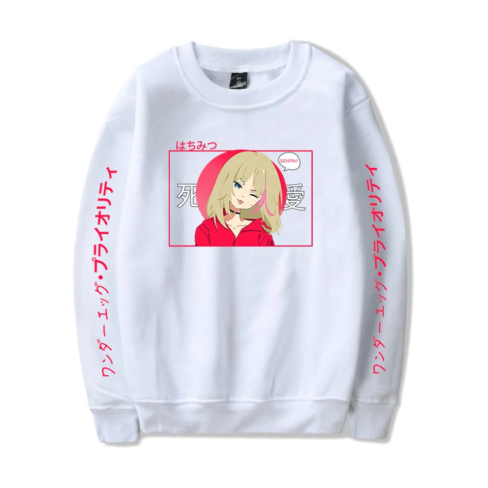 Wonder Egg Priority Sweatshirt O-Neck Unisex Tracksuit Women/Men's Hoodies Harajuku Streetwear Plus Size Clothes Fall New
Wonder Egg Priority Sweatshirt O-Neck Unisex Tracksuit Women/Men's Hoodies Harajuku Streetwear Plus Size Clothes Fall New