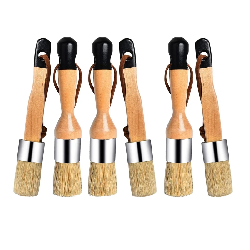 6 Pcs Paint Brush for Furniture Painting Brushes Wax Paint Brushes for Wood Furniture Art Craft Home Decoration
6 Pcs Paint Brush for Furniture Painting Brushes Wax Paint Brushes for Wood Furniture Art Craft Home Decoration