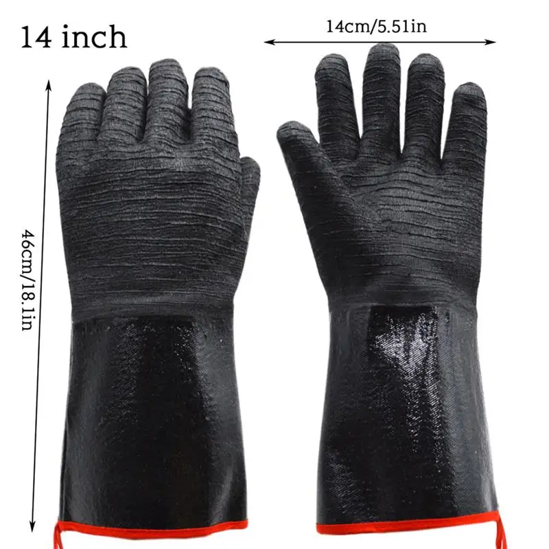 Barbecue anti-scald gloves Heat Glove Resistant BBQ Oven Gloves Kitchen Fireproof Gloves Anti-slip Gloves for Baking Cooking
Barbecue anti-scald gloves Heat Glove Resistant BBQ Oven Gloves Kitchen Fireproof Gloves Anti-slip Gloves for Baking Cooking