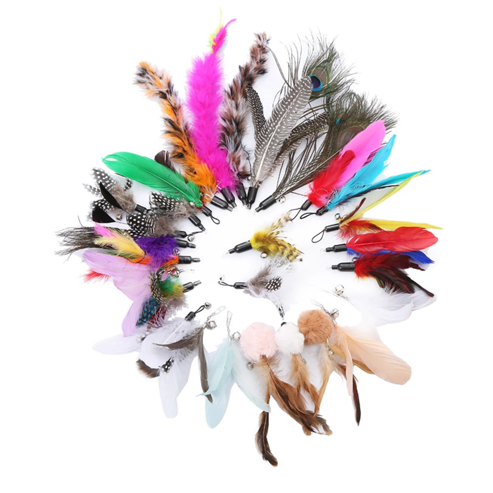 5PCS Retractable Feather Cat Toy Funny Cat Rod Set Fishing Rod Telescopic Feather Exquisite Cat Rod Replacement Head Five
5PCS Retractable Feather Cat Toy Funny Cat Rod Set Fishing Rod Telescopic Feather Exquisite Cat Rod Replacement Head Five